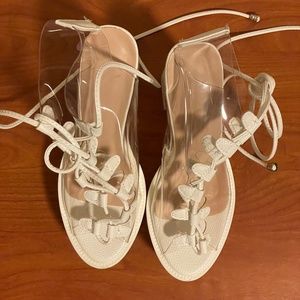 Woman’s Clear High Heels